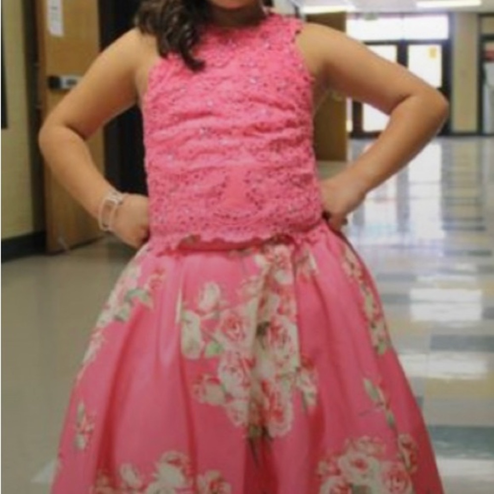 Girls pageant dress